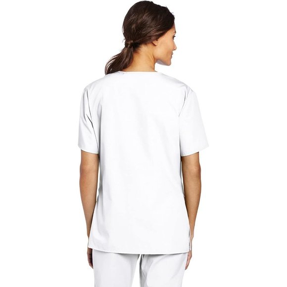 π2/$20πWONDERWINK Women's Scrubs Bravo 5 Pocket V-Neck Top, White, X-Large - Picture 11 of 11
